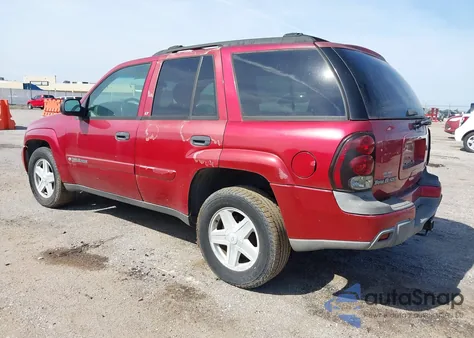 2003 Chevrolet Trailblazer Lt из США, поврежденный, VIN 1GNDT13S632402553